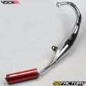 Exhaust Voca chromed Derbi red silencer