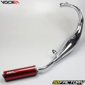 Exhaust Voca chromed AM6 red silencer