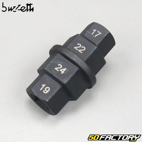 Sechskantschlüssel für Vorderrad 17, 19, 22, 24mm Buzzetti