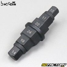 Sechskantschlüssel für Vorderrad 12, 14, 17, 19, 22, 24mm Buzzetti