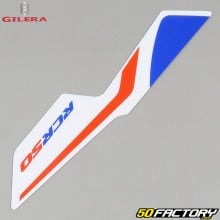 Original right headlight fairing Sticker Gilera RCR (from 2018) blue