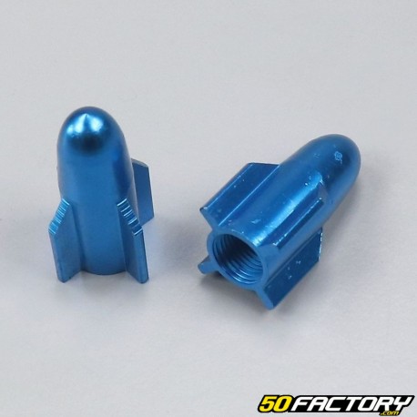 Valve caps Rocket blues (pack of 2)