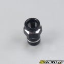 Valve caps 6 sides black (pair)