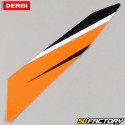 Front right mudguard original sticker Derbi Senda Xtreme (from 2018) orange