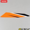 Front right mudguard original sticker Derbi Senda Xtreme (from 2018) orange