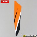 Front right mudguard original sticker Derbi Senda Xtreme (from 2018) orange