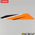 Original sticker front left mud guard  Derbi Senda Xtreme (from 2018) orange