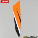 Autocollant origine de garde boue avant gauche Derbi Senda Xtreme (depuis 2018) orange