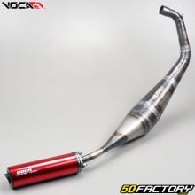 Exhaust pipe Voca Warrior AM6 red silencer