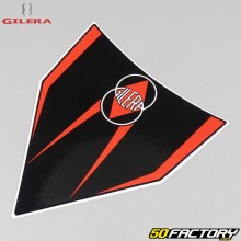 Origem da etiqueta do guarda-lamas traseiro Gilera SMT  et  RCR (2011 para 2017) preto e vermelho