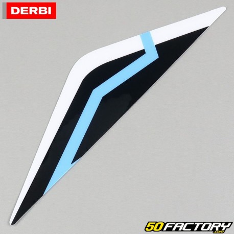Origem da placa do farol da etiqueta Derbi Senda (2011 a 2017) azul e preto