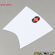 Adesivo originale per targa Gilera SMT  et  RCR (2011 - 2017) bianco puro con logo