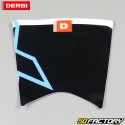 Original headlight fairing sticker Derbi Senda (2011 to 2017) blue and black
