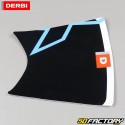 Original headlight fairing sticker Derbi Senda (2011 to 2017) blue and black