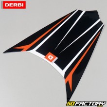 Tail fairing original sticker Derbi Senda (2011 to 2017) black