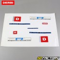 Original Dekorationsset Derbi Senda DRD (2004 bis 2010) Black Edition