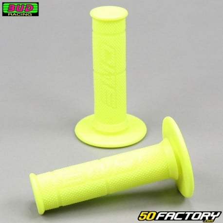 Poignées Bud Racing MX Grip jaune fluo