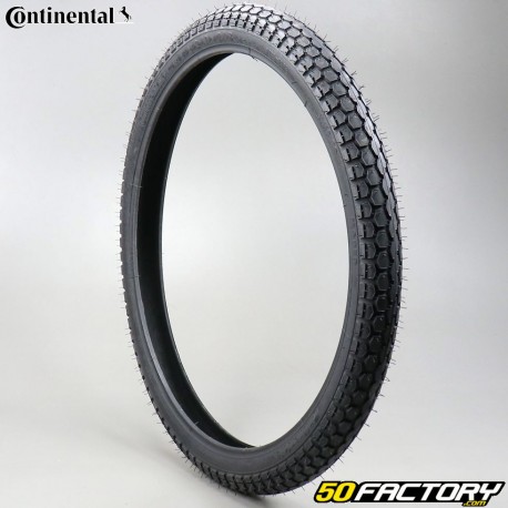 Tire 2x19 (23x2) Continental KKS10 white sidewall TT moped, motobécane