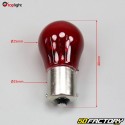 Bombilla de luz trasera BA15S 12V 21W Toplight rojo