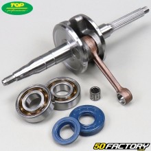 Albero motore con cuscinetti e guarnizioni Minarelli longherone e liquido Mbk Nitro,  Ovetto Yamaha... 50 2T Top Performances