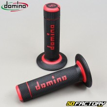 Handle grips Domino A020 cross red and black