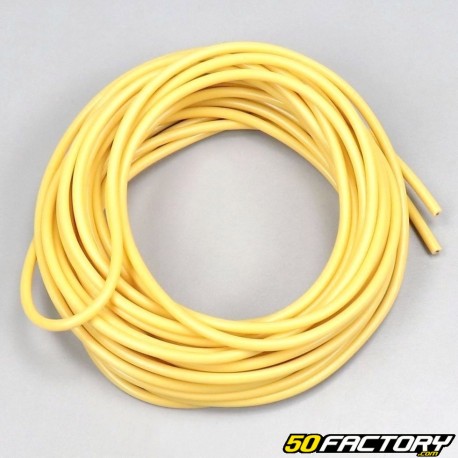 Cavo elettrico 0.5mm universale giallo (metri 5)