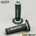 Handle grips Domino racing cross green and black