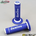 Handle grips Domino racing cross blue and white