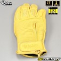 Gloves Restone CE approved yellow motorbike