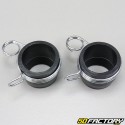 Fork dust covers with groove and springs Peugeot 103