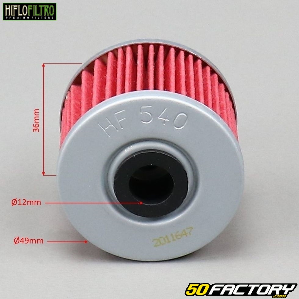 Filtre à huile hf540 hiflofiltro bajaj boxer, caliber, yamaha… – pièce