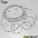 Cables y fundas grises MBK 51, Motobécane AV88, 89 ... Restone (Kit)