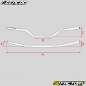 Aluminum Handlebar Ø 22mm Gencod red (without bar)
