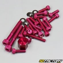 Tornillos de carenado y cárter MBK Booster,  Yamaha Bws rojo