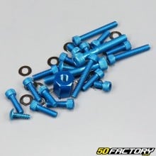 Tornillos de carenado y cárter MBK Booster,  Yamaha Bws azul