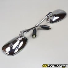 Chrome oval mirrors 10mm v2