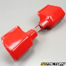 Proteção das mãos vintage Tipo Honda XR vermelho