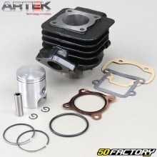 Cylindre piston fonte Minarelli vertical MBK Booster, Yamaha Bw's... 50 2T Artek K1