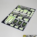 Planche de stickers Monster Energy Drink