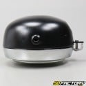 Round headlight motorcycle, moped, coffee racer Ø130mm matt black