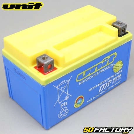 Batterie Unit YTX7A-BS 12V 7Ah Gel Vivacity, Agility, KP-W, Orbit...