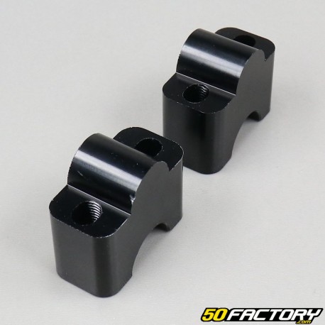 Ø22mm black aluminum dowel extensions