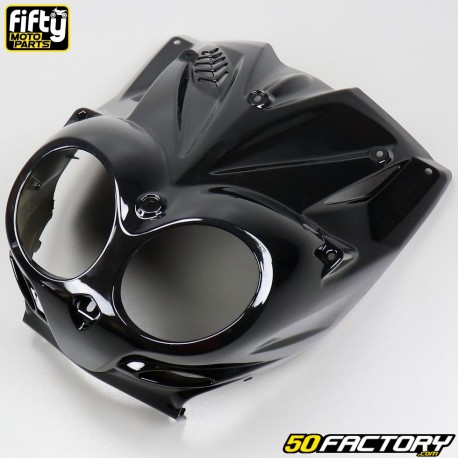 Front fairing MBK  Stunt,  Yamaha Slider 50T (dual optics, 2 - 2006) Fifty black
