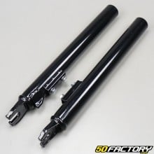 Fork sleeves with springs (mudguard mounts at the bottom) Peugeot 103 SP, SPX,  RCX... black