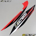 Kit decorativo Gencod Kymco Agility vermelho