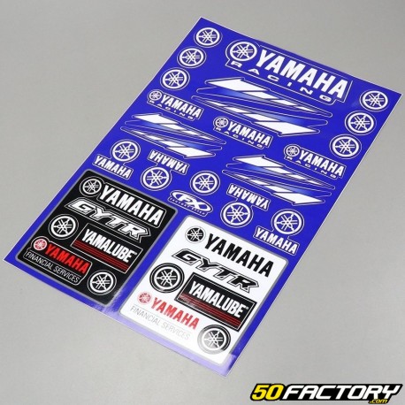 Planche de stickers Team Yamaha Racing