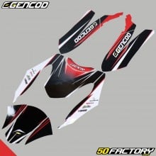 Kit decorativo Peugeot Kisbee (2010 - 2017) Gencod vermelho