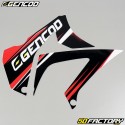 Kit decorativo Gencod Gilera SMT  et  RCR (2003 para 2010) vermelho