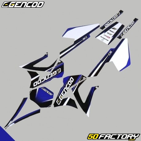 Dekor kit Gencod Gilera SMT  et  RCR (2003 bis 2010) blau