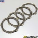 Discos de embrague recortados Honda CB 125 F, Yamaha YBR,  XT 125 ...